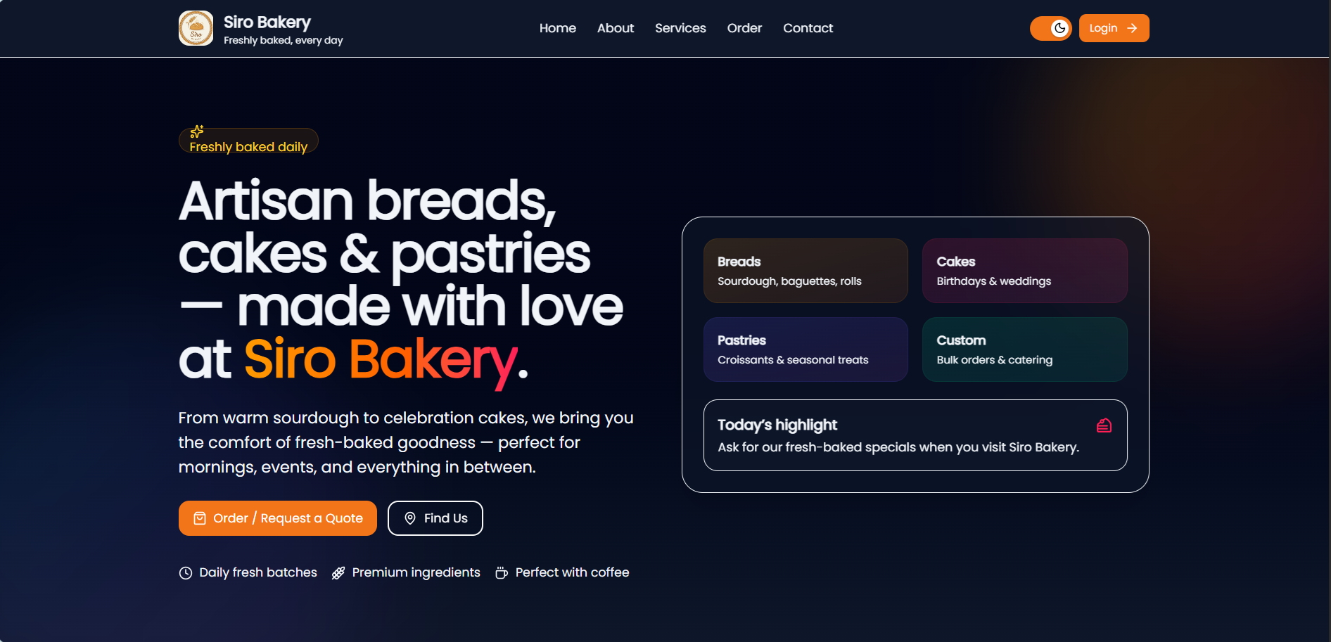 Bakery Management System